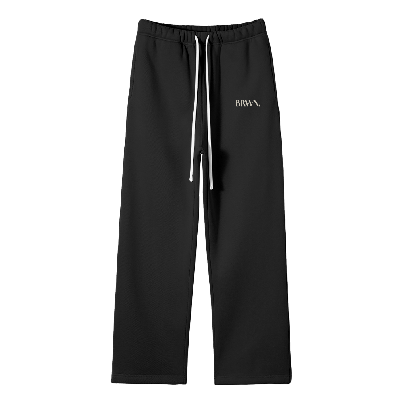 BRWN. Fleece Straight Leg Pants
