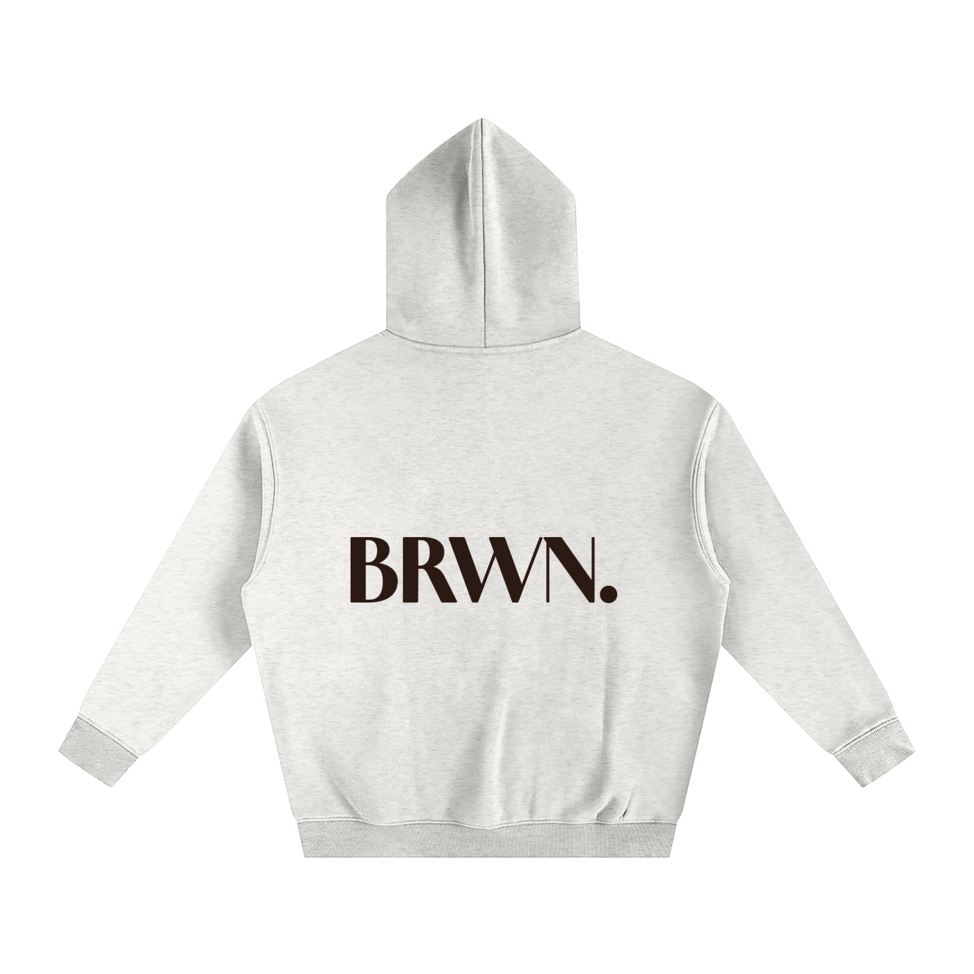 BRWN. Fleeced Hoodie