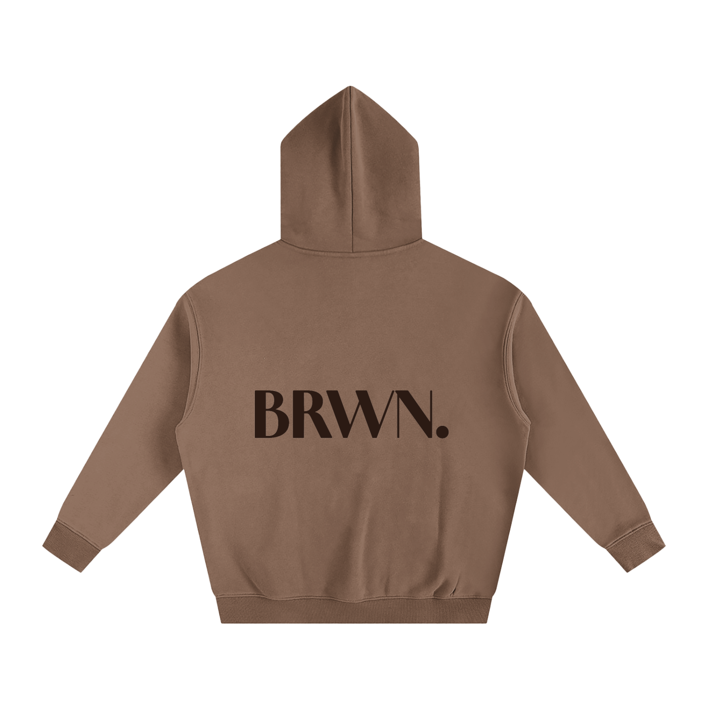 BRWN. Fleeced Hoodie