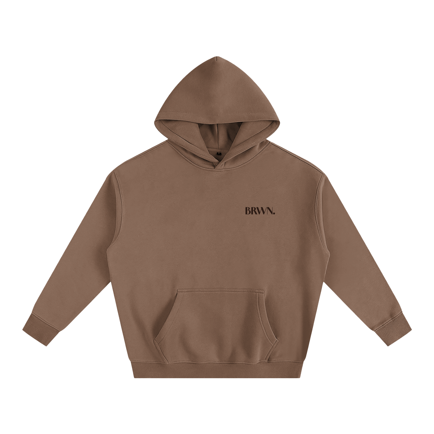 BRWN. Fleeced Hoodie