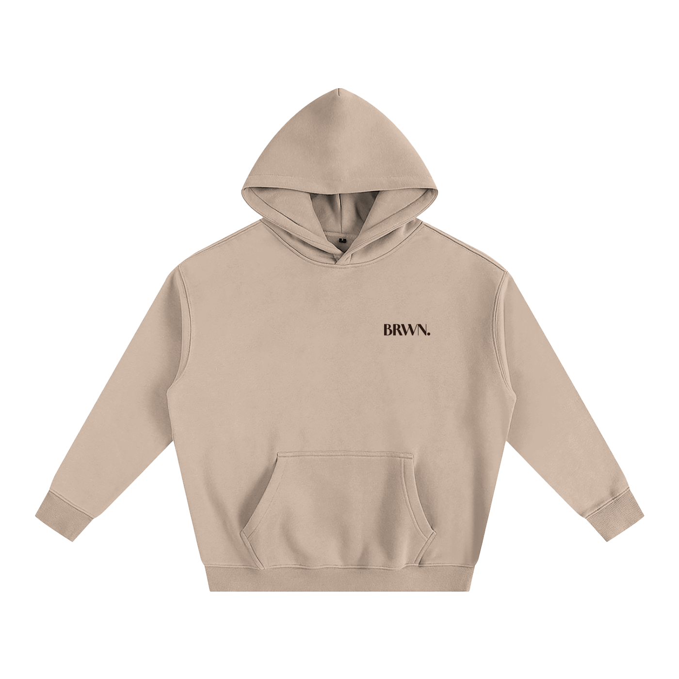 BRWN. Fleeced Hoodie