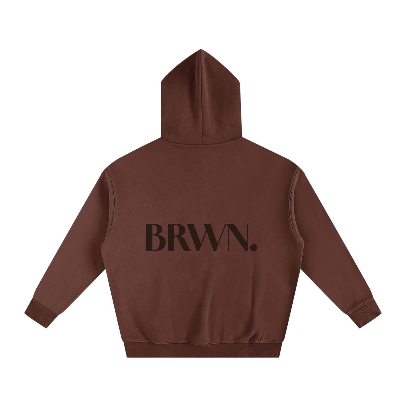 BRWN. Fleeced Hoodie