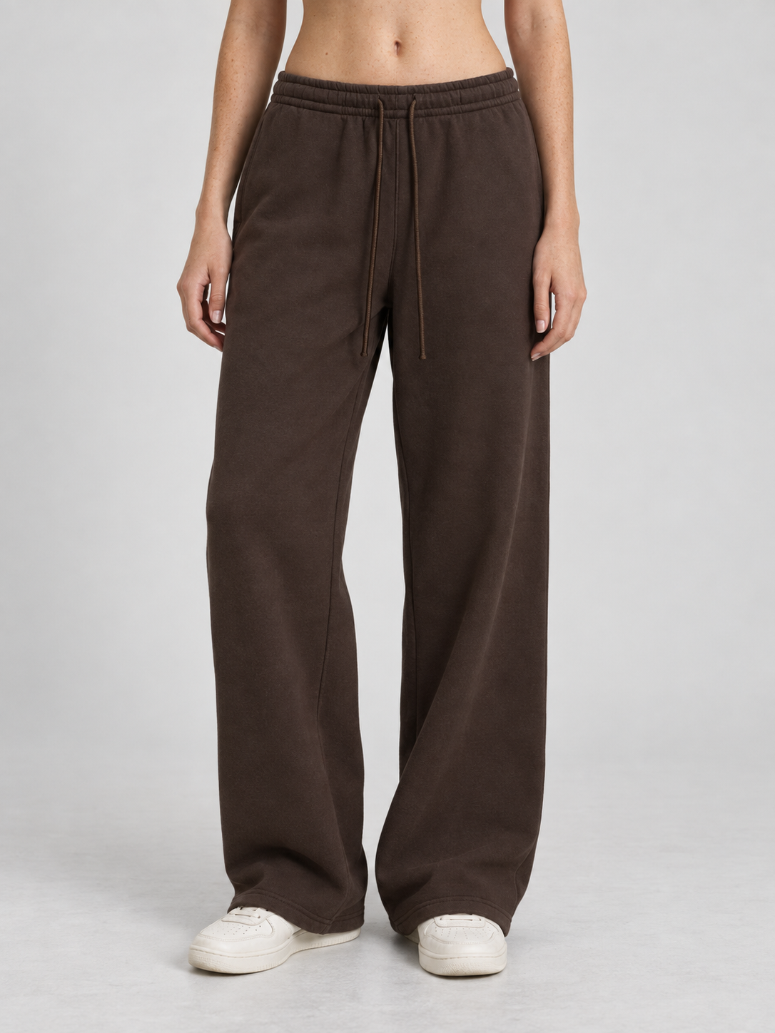 Studio Straight-Leg Sweatpants — front styling view
