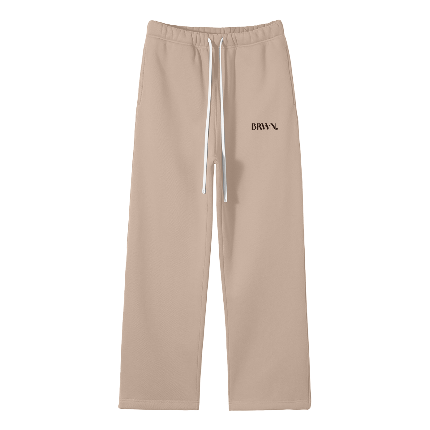 BRWN. Fleece Straight Leg Pants