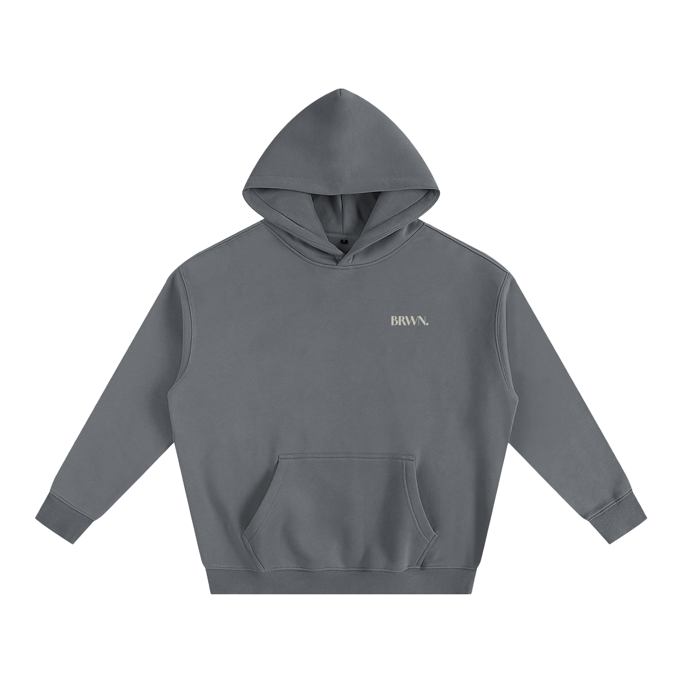 BRWN. Fleeced Hoodie
