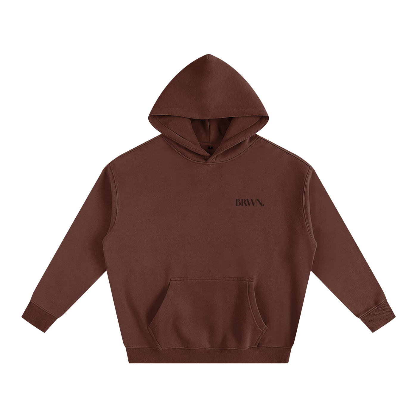 BRWN. Fleeced Hoodie