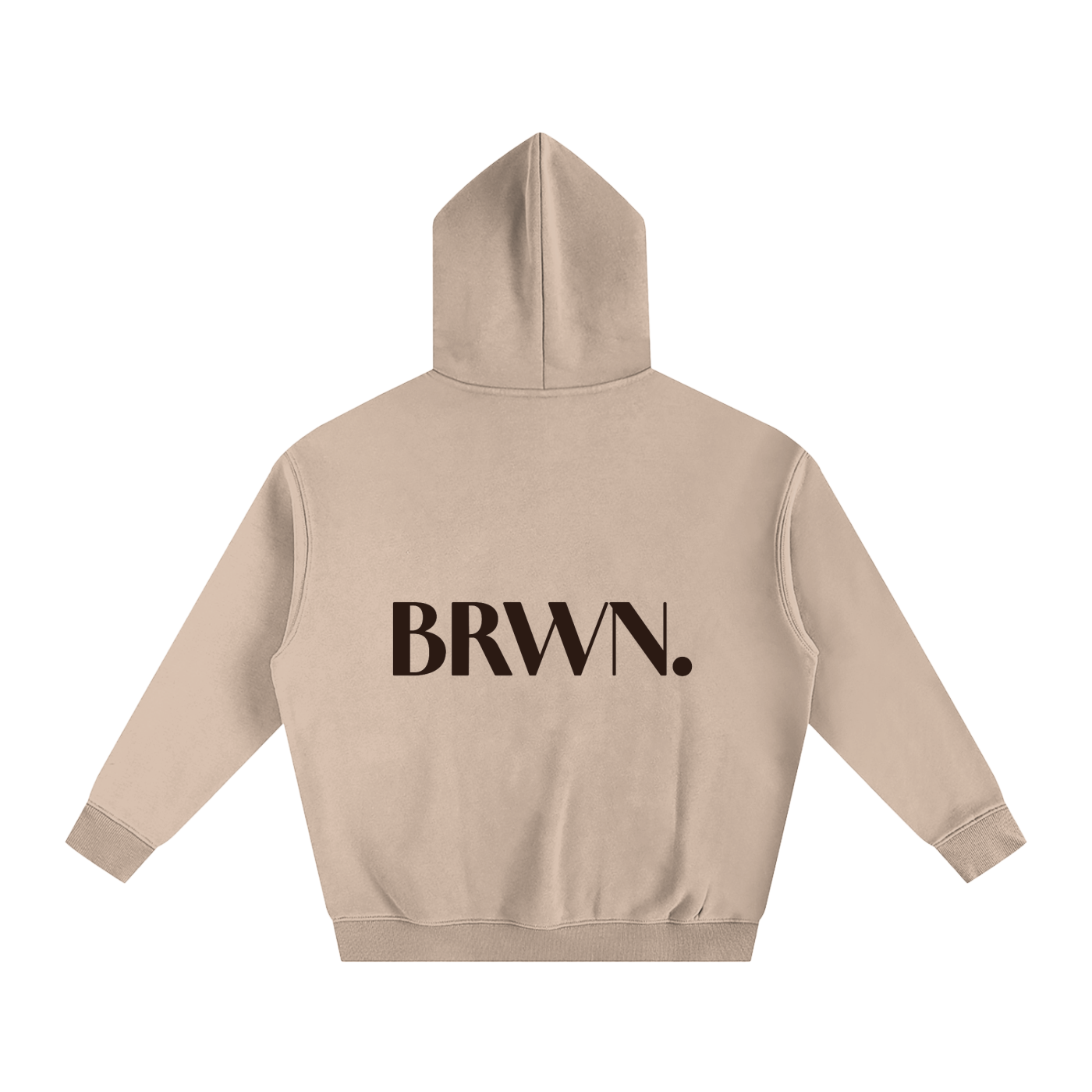 BRWN. Fleeced Hoodie