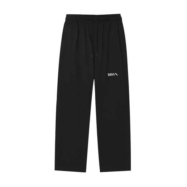 BRWN Runway Track Trousers in Black