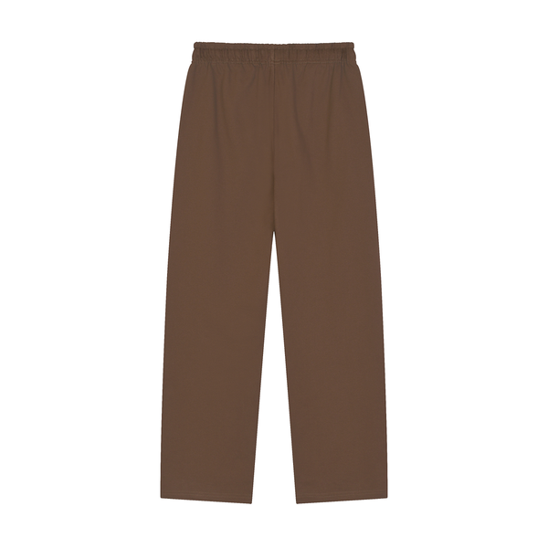 BRWN Club Straight Leg Trousers in Coffee