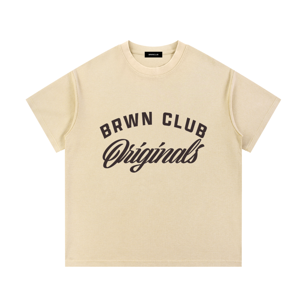 Originals Mineral Wash Waffle Knit T-Shirt — product mockup
