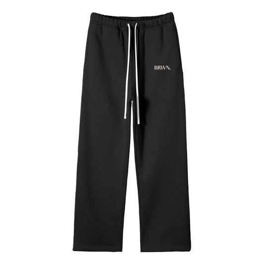 BRWN. Fleece Straight Leg Pants
