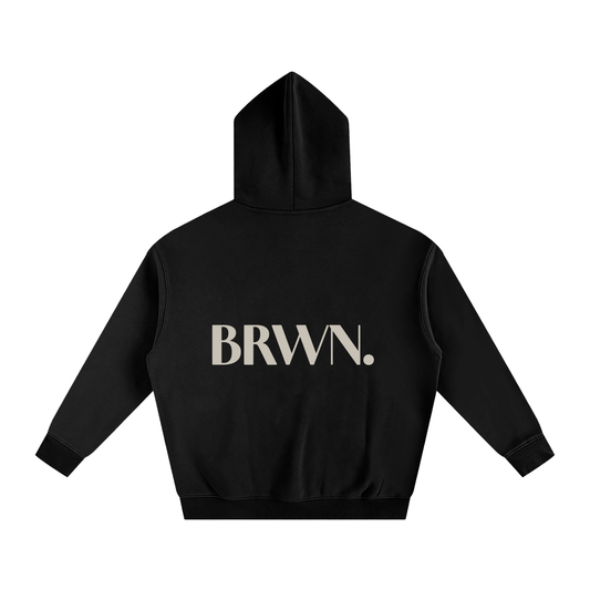 BRWN. Fleeced Hoodie