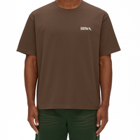 BRWN Heavyweight Drop Shoulder Cotton T-Shirt