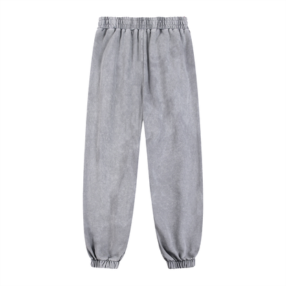 BRWN. Snow Wash Heavyweight Jogged Sweatpants