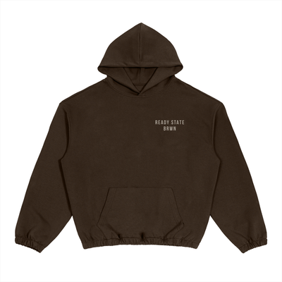 READY STATE Boxy Cinched Hem Hoodie