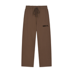 BRWN Solid Coffee Straight-Leg Sweatpants