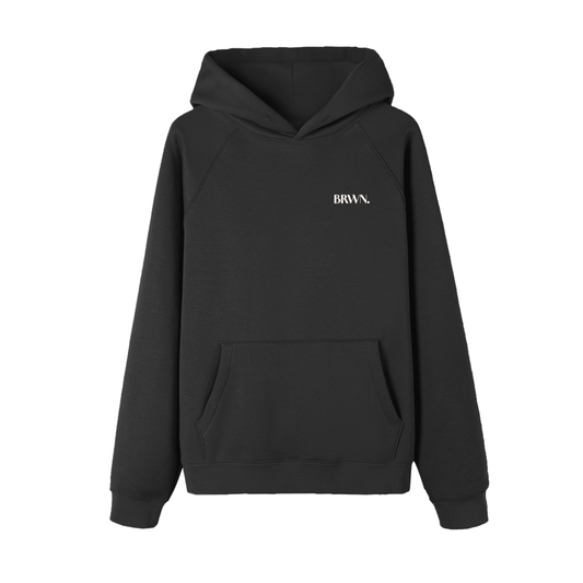 BRWN. Essential Raglan Sleeve Fleece Hoodie