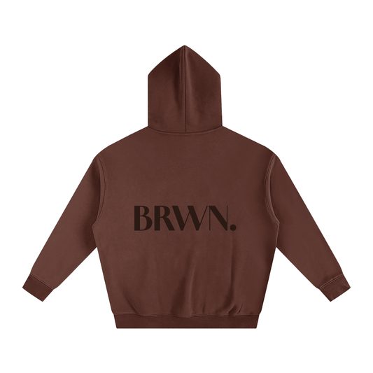 BRWN. Fleeced Hoodie