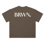 BRWN Heavyweight Drop Shoulder Cotton T-Shirt