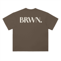 BRWN Heavyweight Drop Shoulder Cotton T-Shirt