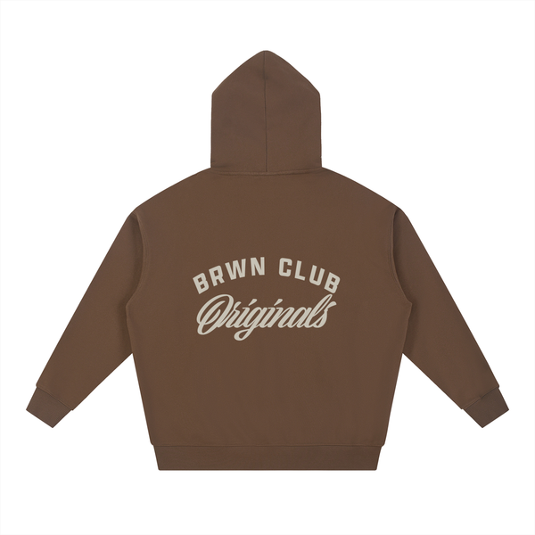 BRWN Club Heavyweight Hoodie in Coffee