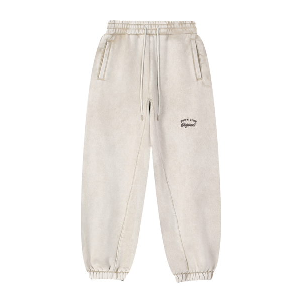 Originals Fleeced Jogger Sweatpants — product mockup with BRWN CLUB Originals logo