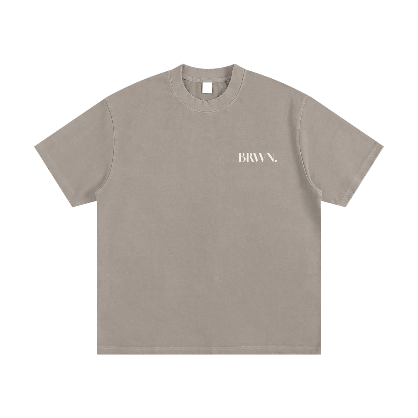 Heavyweight Vintage Washed Frayed T-Shirt