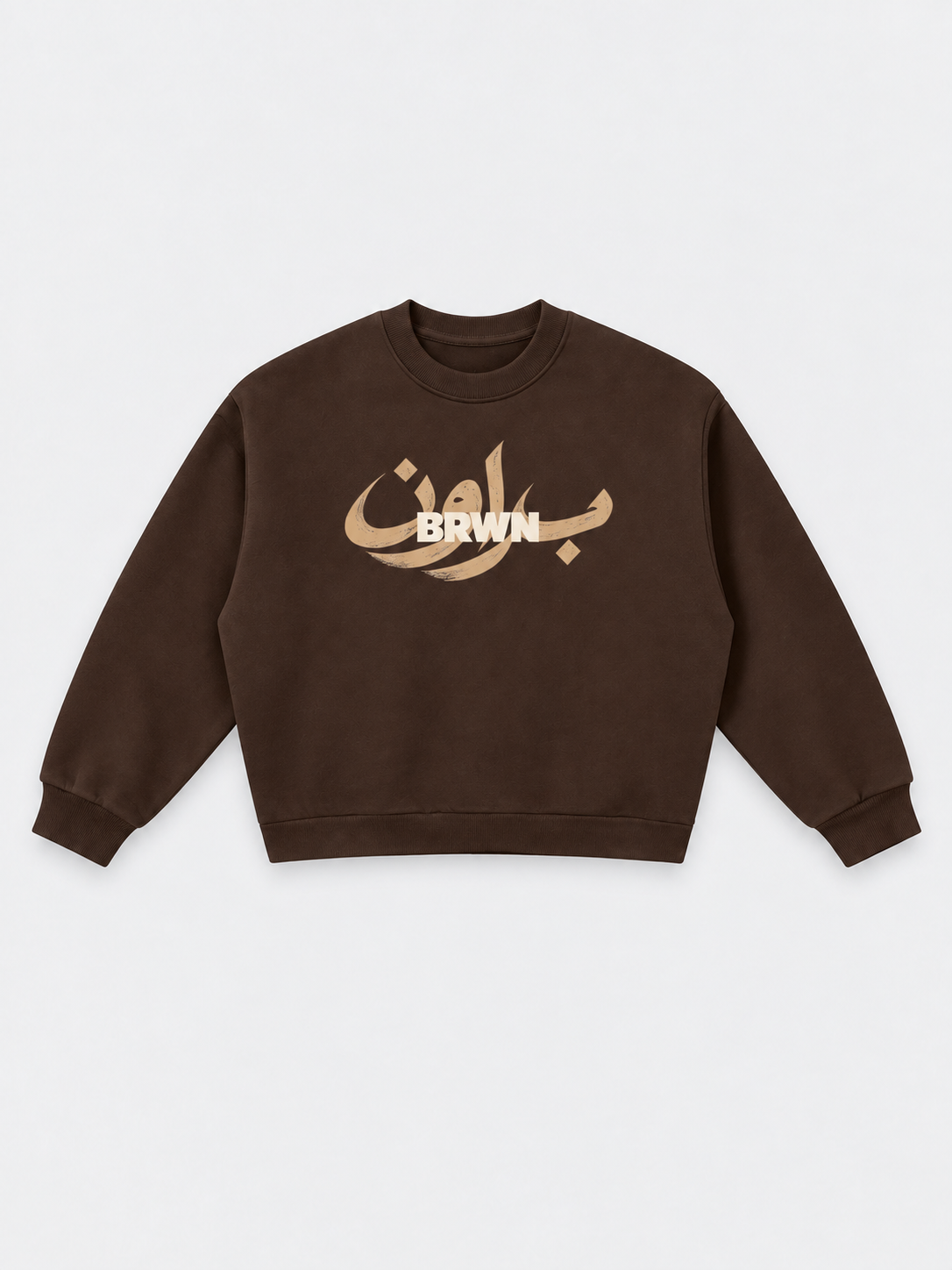 Insignia Boxy Crewneck — front flat lay