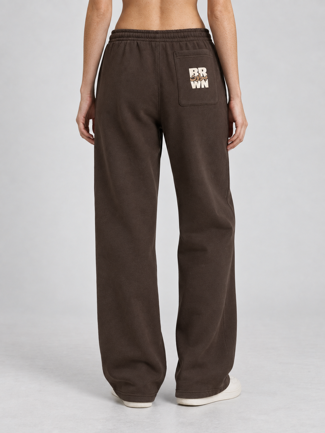 Studio Straight-Leg Sweatpants — back styling view