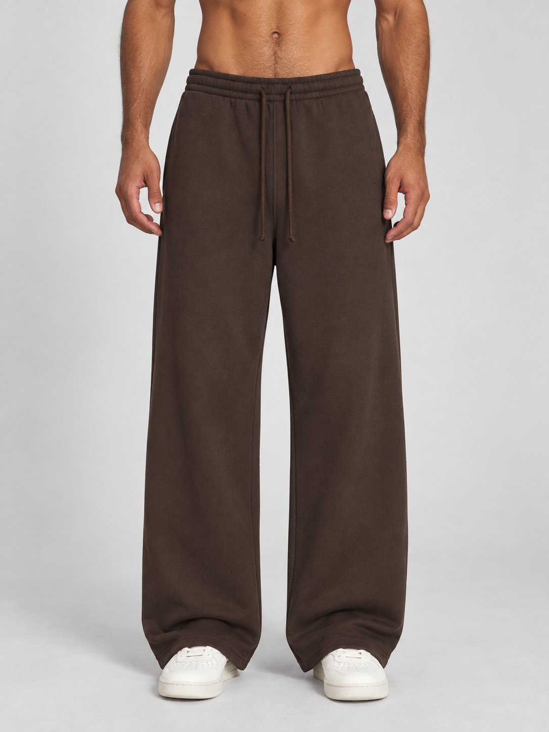 Studio Straight-Leg Sweatpants — front styling view