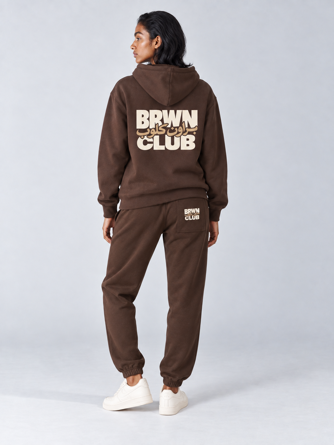 Union Heavyweight Hoodie — back styling view