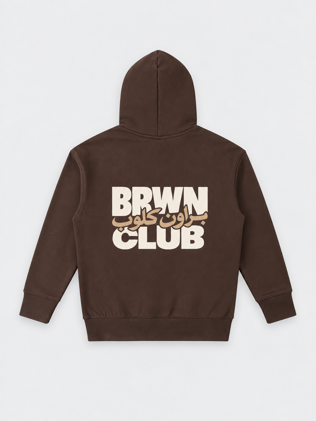 Union Heavyweight Hoodie — back flat lay