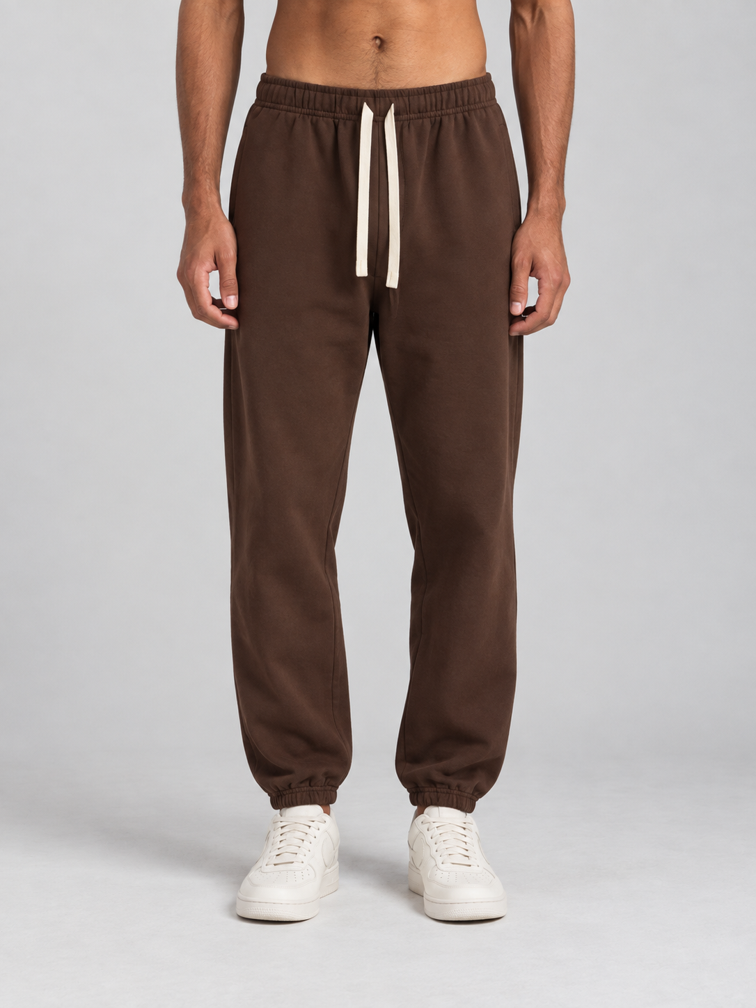 Union Heavyweight Joggers — front styling view