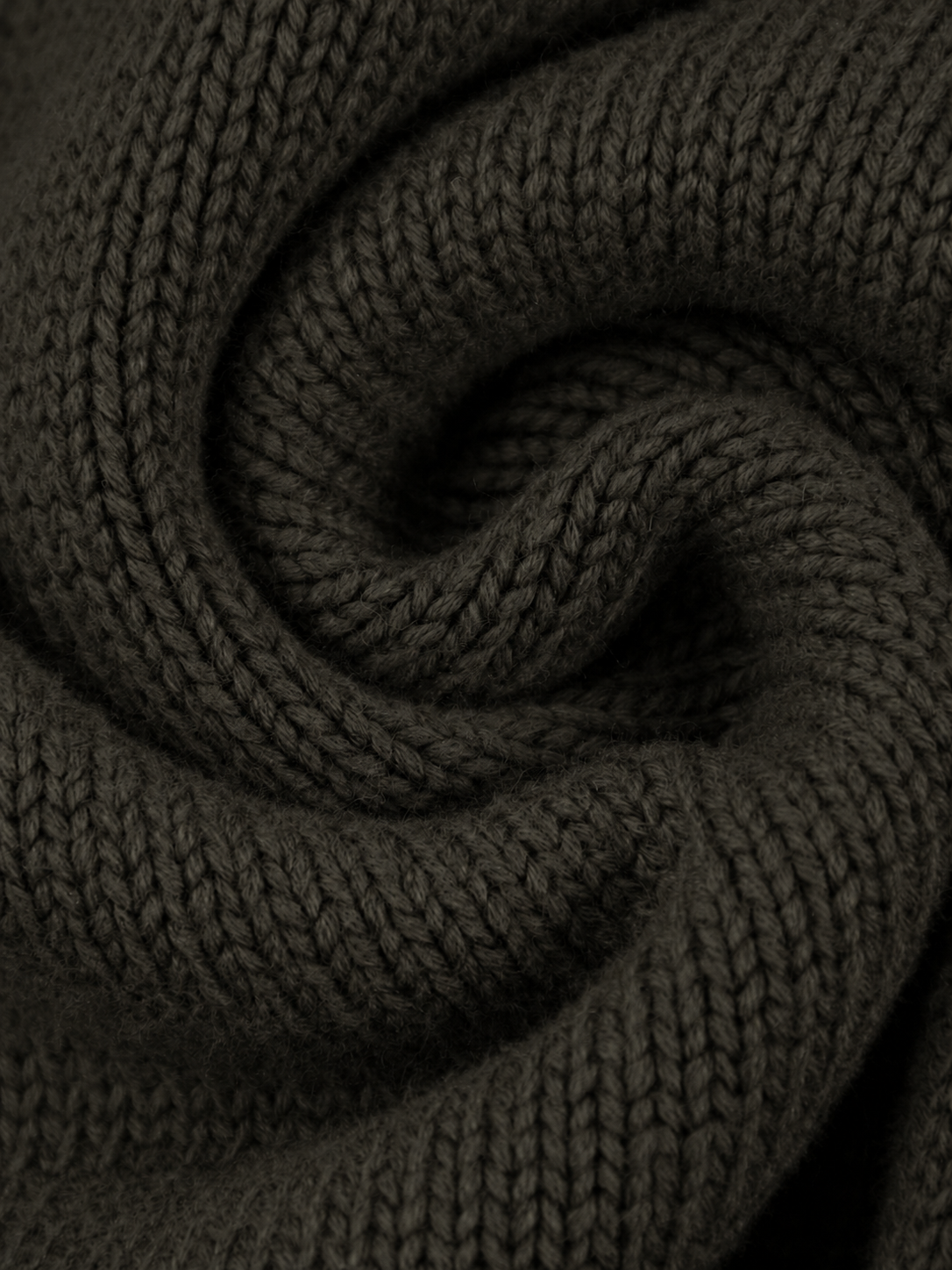 Script Quarter-Zip Sweatshirt — fabric detail