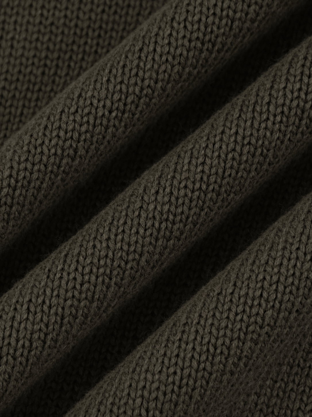 Script Quarter-Zip Sweatshirt — fabric detail