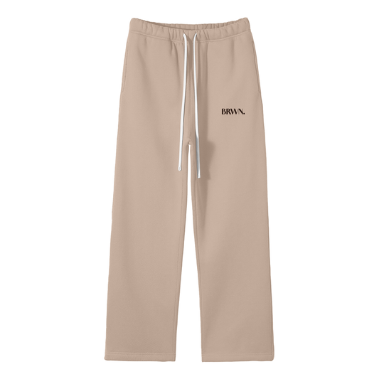 BRWN. Fleece Straight Leg Pants
