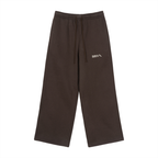 Fleece Drawstring Straight-Leg Sweatpants