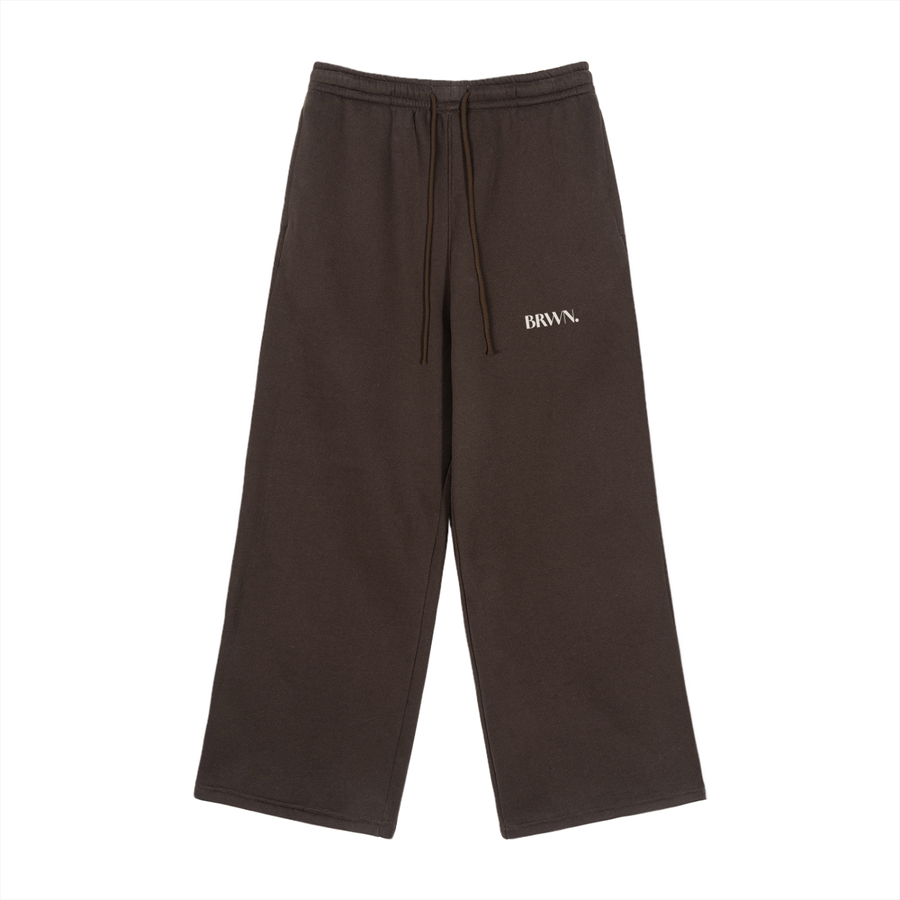 Fleece Drawstring Straight-Leg Sweatpants
