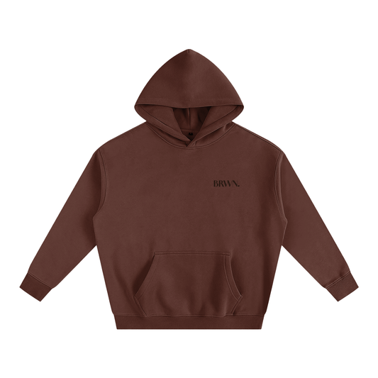 BRWN. Fleeced Hoodie