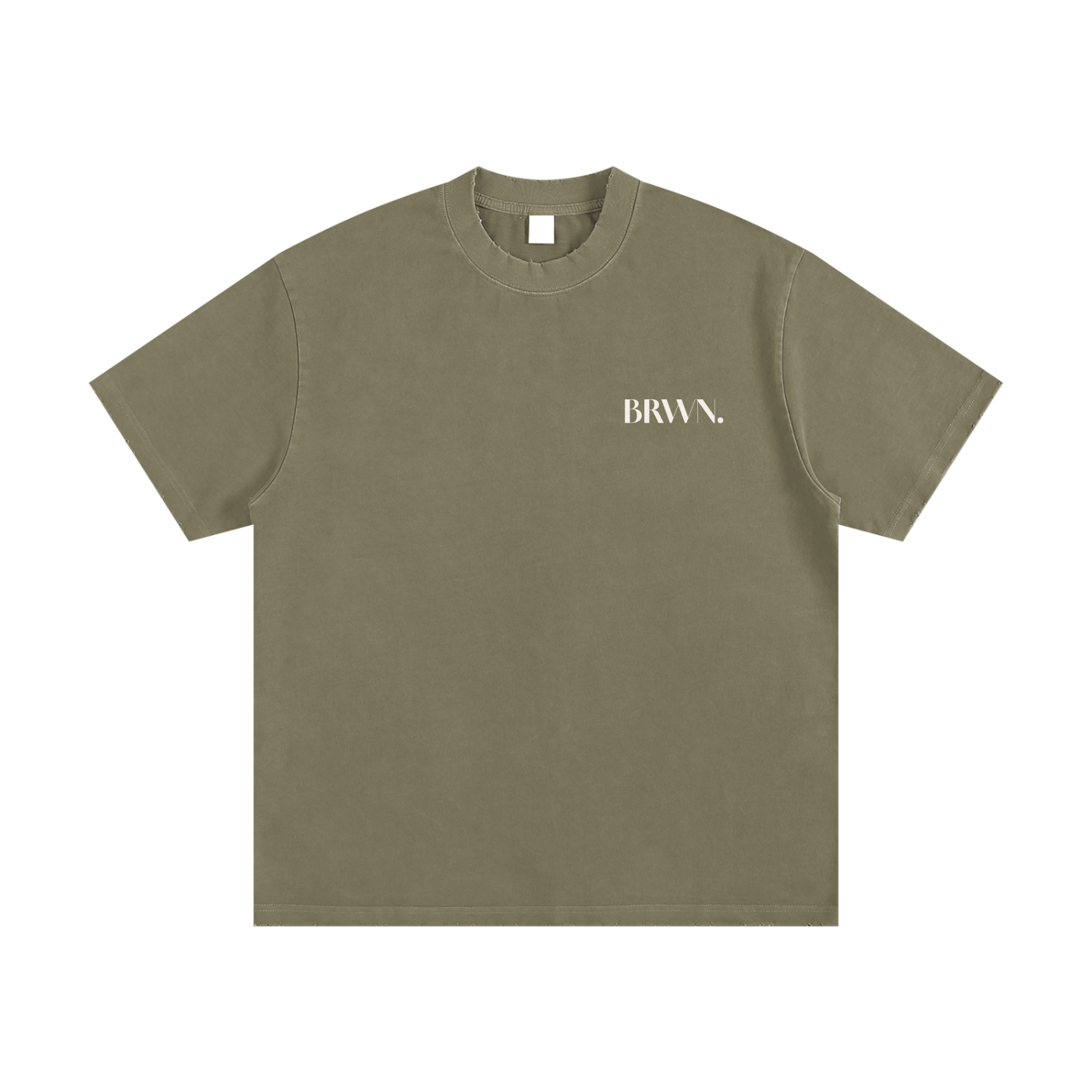 Heavyweight Vintage Washed Frayed T-Shirt