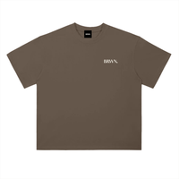 BRWN Heavyweight Drop Shoulder Cotton T-Shirt